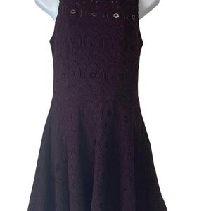 BB Dakota Dress from Nordstrom Purple Lined Lace Fit & Flare